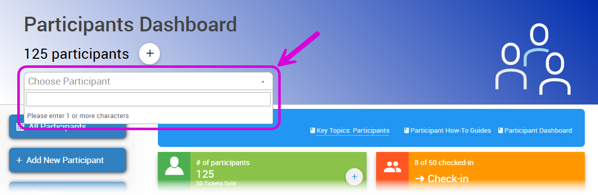 Participants Search
