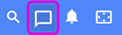 Support Chat Icon in Auctria Dashboard Header