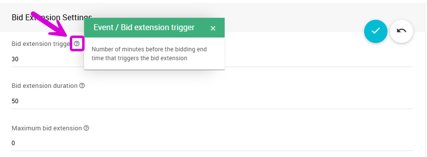 Settings Field Tooltip
