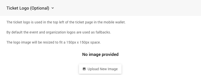 Ticket Logo option